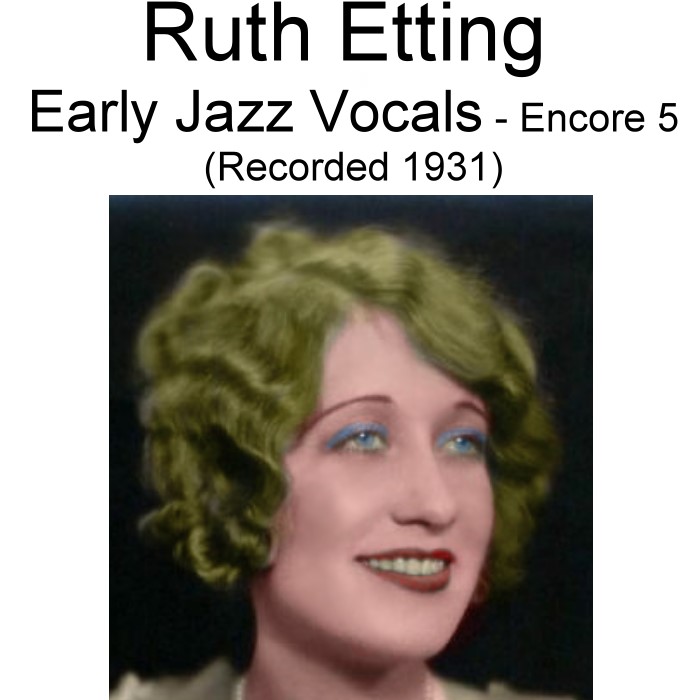 Ruth Etting - Early Jazz Vocals - Encore 5 - CD